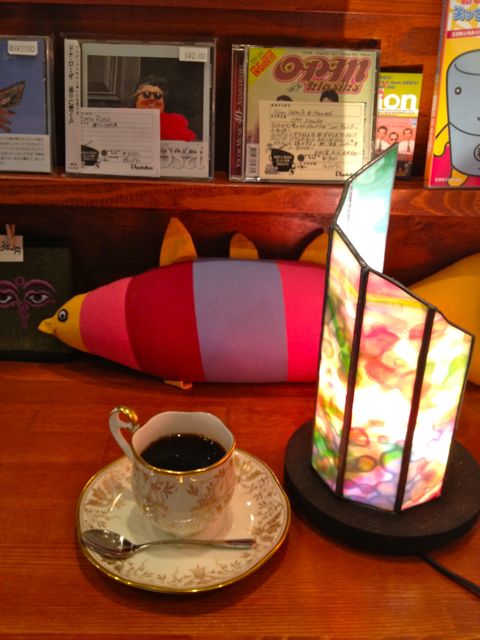 コーヒーと魚とライト